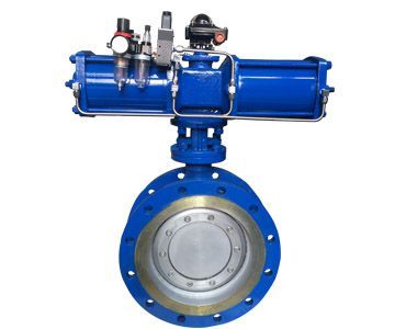 Pneumatic butterfly valve